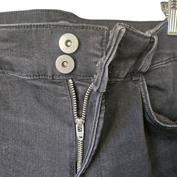 J. Jill Denim Women's Black High Rise Wide Leg Modern Jeans, Size 12 Petite - Picture 5 of 9